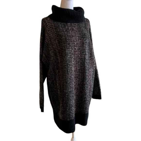 J. Jill Marled Cowl Neck Tunic Sweater | Size Small - Picture 3 of 6